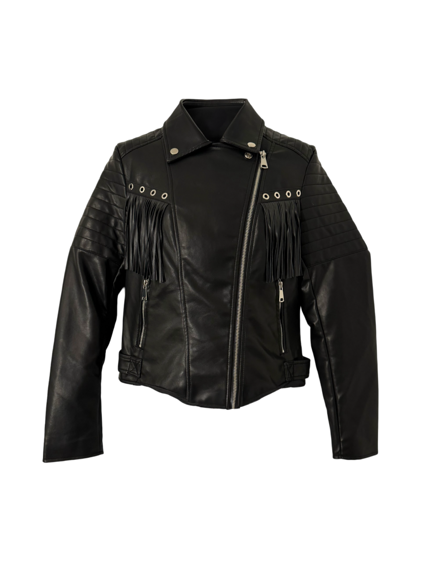 Fierce Majesty Faux Leather Jacket