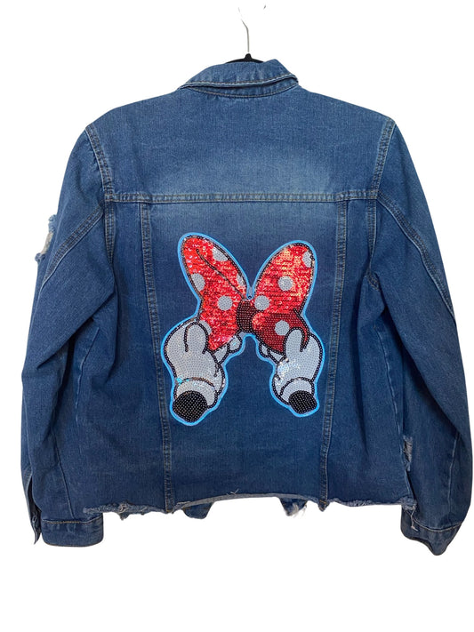 Iconic Minnie’s Bow Denim LED Jacket