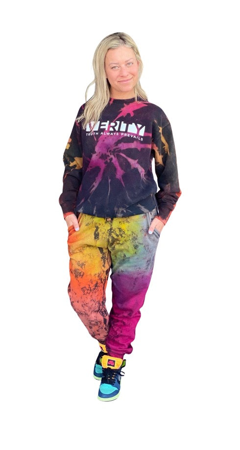 Verity Rainbow Reverse Sweatsuit